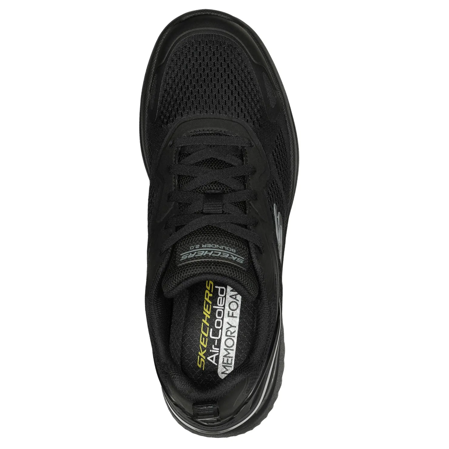 Walking*Skechers Men's , Bounder 2.0 - Andal Sneaker Black/Black