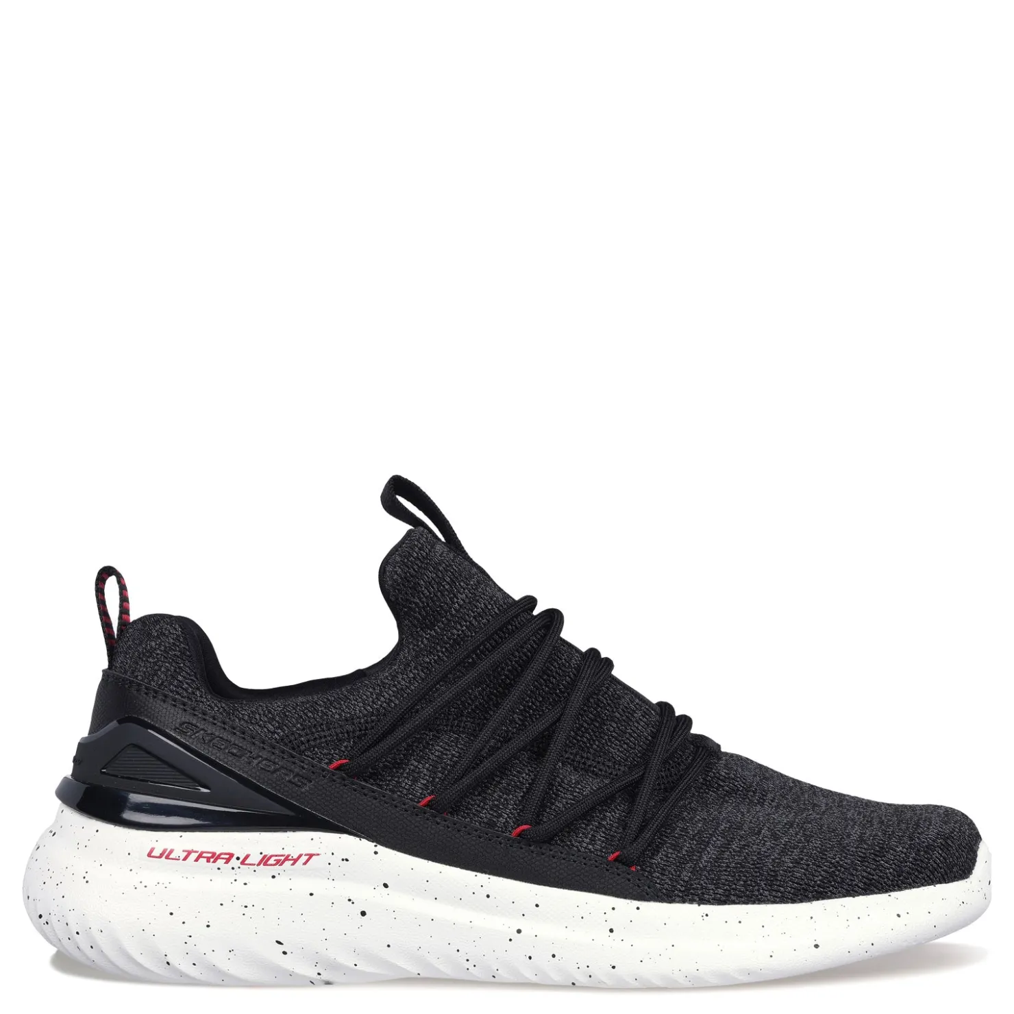 Walking*Skechers Men's , Bounder 2.0 - Future Currents Sneaker Black/Red