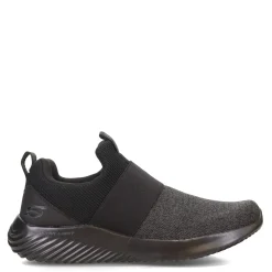Walking*Skechers Men's , Bounder - Inshore Sneaker - Wide Width Black/Black