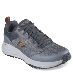 Walking*Skechers Men's , Bounder RSE - Hazlet Sneaker Grey/Orange