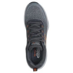 Walking*Skechers Men's , Bounder RSE - Hazlet Sneaker Grey/Orange