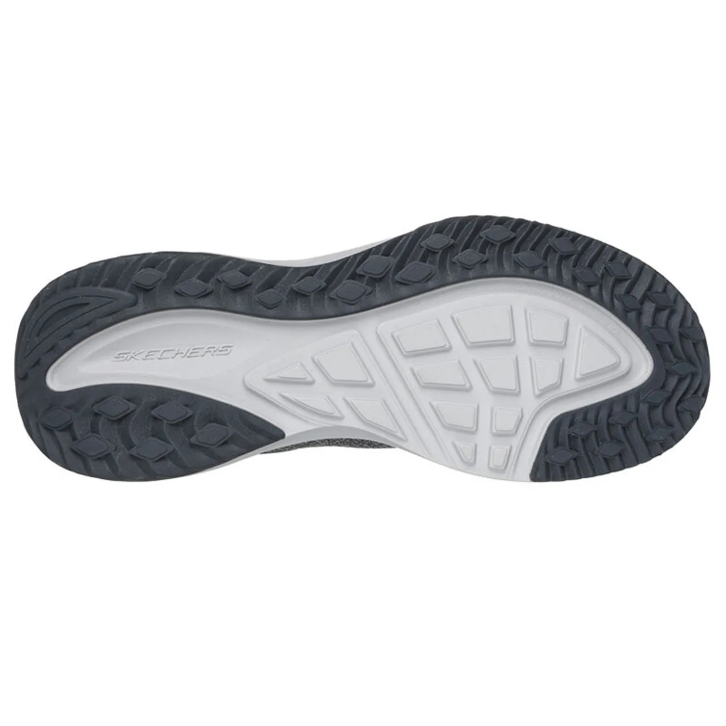 Walking*Skechers Men's , Bounder RSE - Hazlet Sneaker - Wide Width Grey/Orange