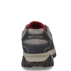 Sneakers & Athletics*Skechers Work Men's Skechers, Cankton - Ebbitt Steel Toe Work Shoe - Wide Width Navy/Grey