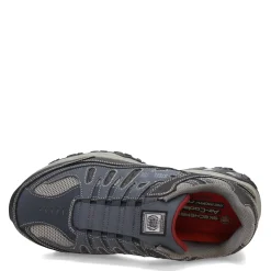 Sneakers & Athletics*Skechers Work Men's Skechers, Cankton - Ebbitt Steel Toe Work Shoe - Wide Width Navy/Grey