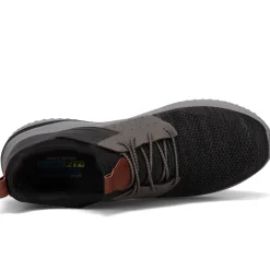 Oxfords*Skechers Men's , Delson 3.0 - Cicada Sneaker Black / Gray