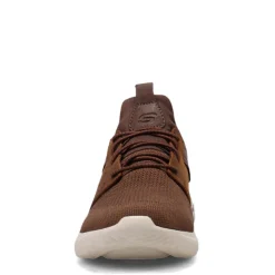 Walking*Skechers Men's , Delson 3.0 - Cicada Sneaker Dark Brown