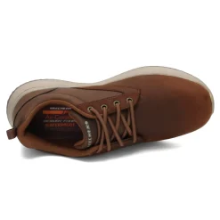 Fashion & Street*Skechers Men's , Delson - Antigo Slip On Shoe Brown