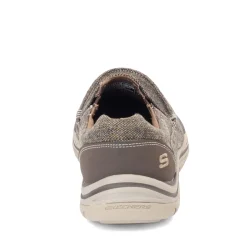 Slip-On Shoes*Skechers Men's , Expected - Avillo Slip-On Dark Brown