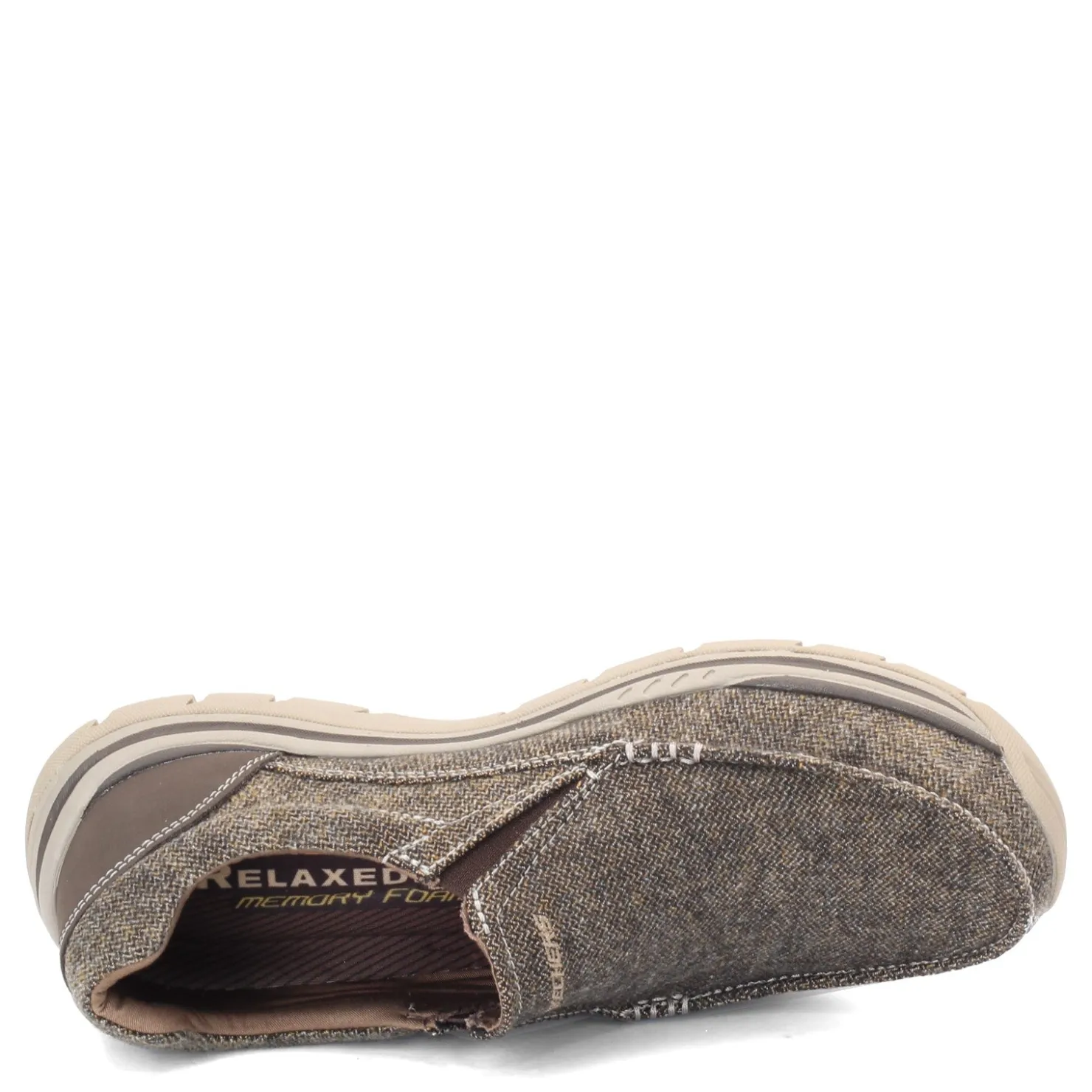 Slip-On Shoes*Skechers Men's , Expected - Avillo Slip-On Dark Brown