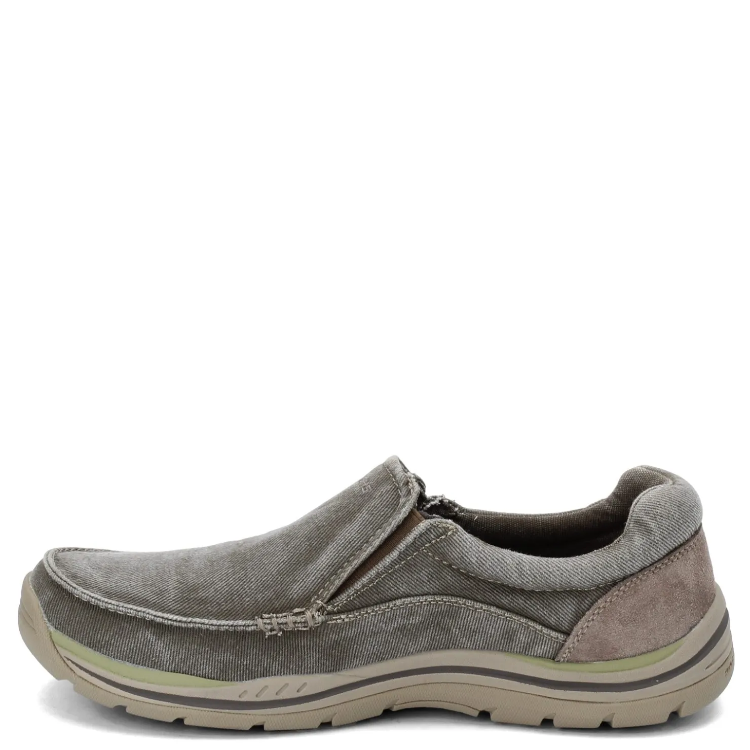 Slip-On Shoes*Skechers Men's , Expected - Avillo Slip on Shoe Khaki