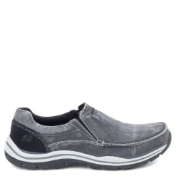 Slip-On Shoes*Skechers Men's , Expected Avillo Slip on Shoe Wide Width Black
