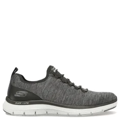 Sneakers & Athletics*Skechers Men's , Flex Advantage 4.0 - Contributor Walking Shoe - Wide Width Black/Grey