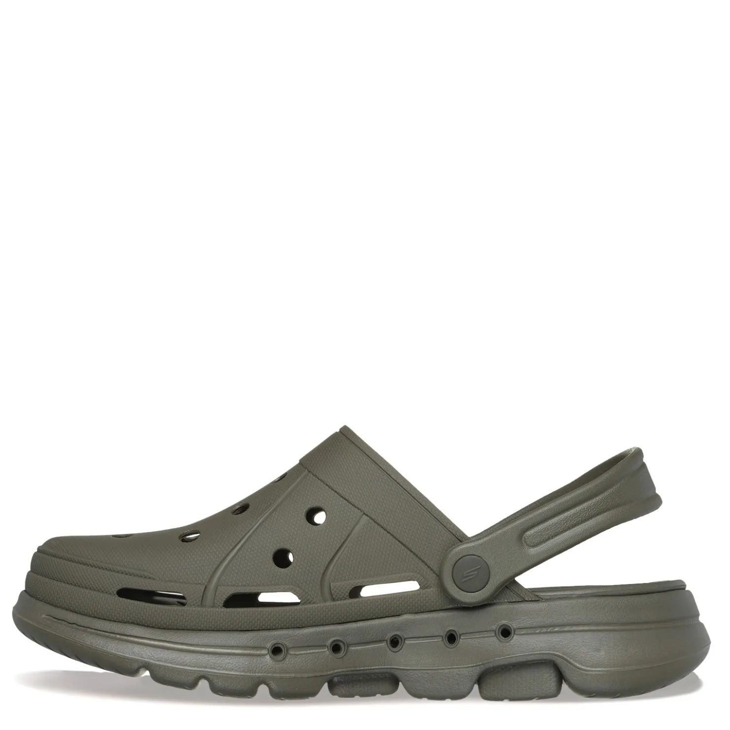 Clogs*Skechers Men's , Foamies: GO WALK 5 - Legendary Clog Olive