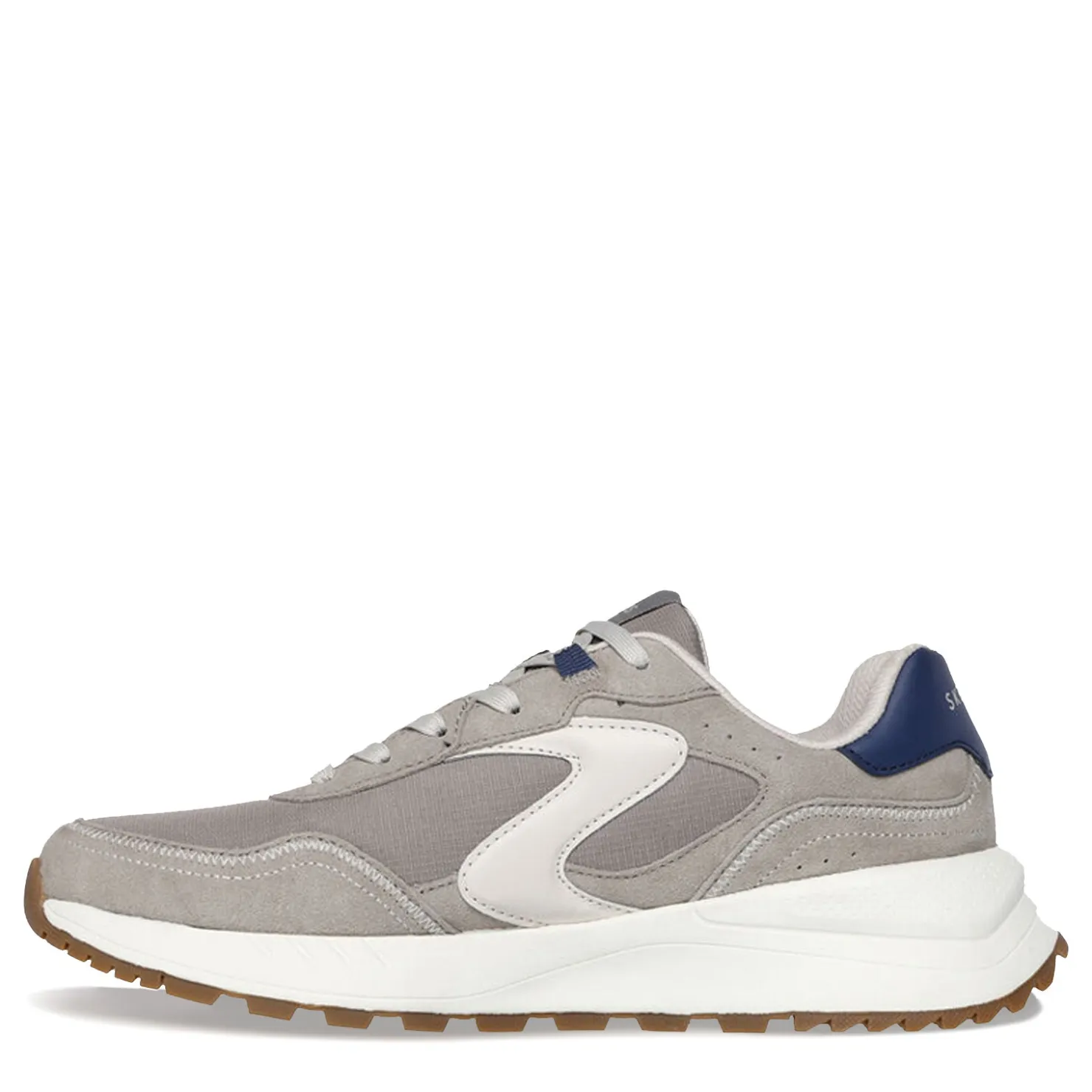 Fashion & Street*Skechers Men's , Fury - Retro Jogger Sneaker Taupe Suede