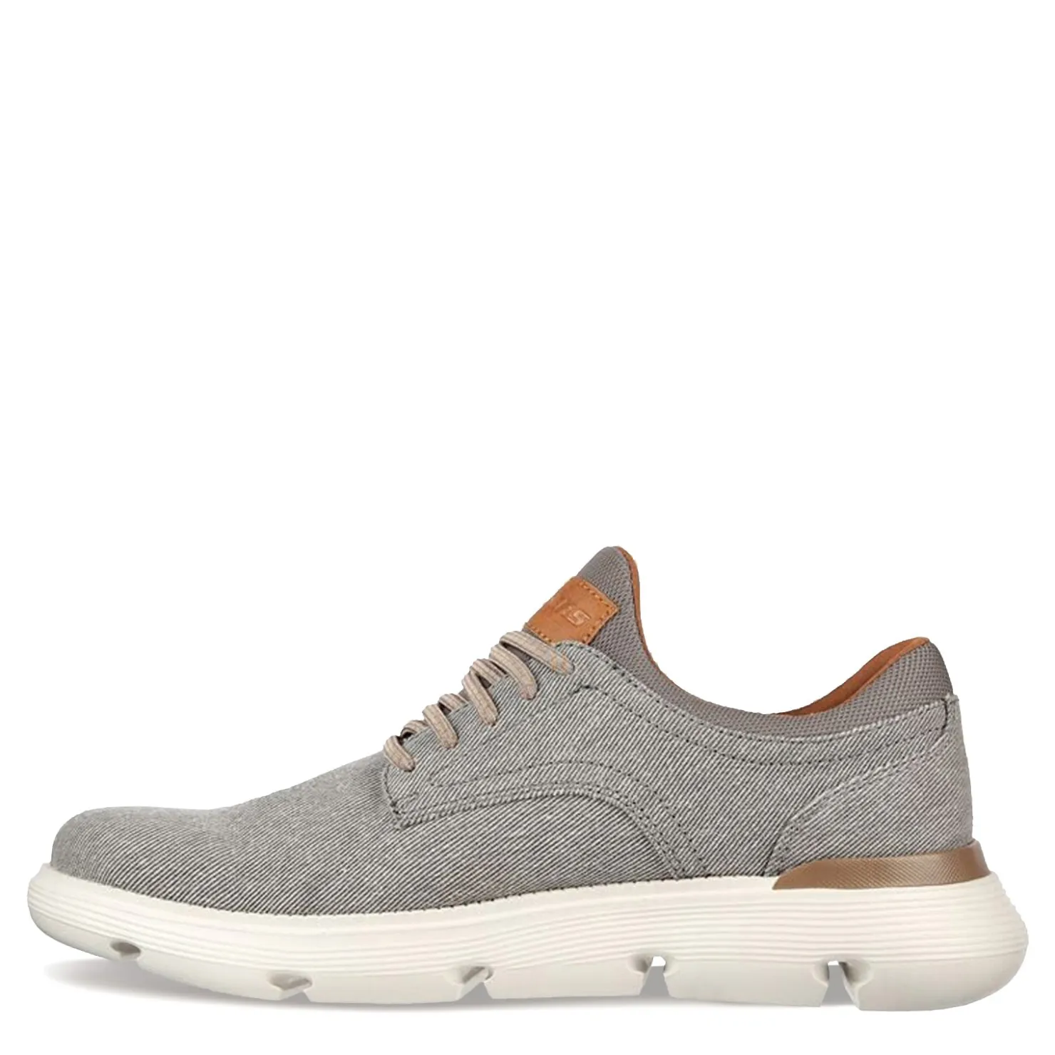 Oxfords*Skechers Men's , Garza Romano Oxford - Wide Width Taupe
