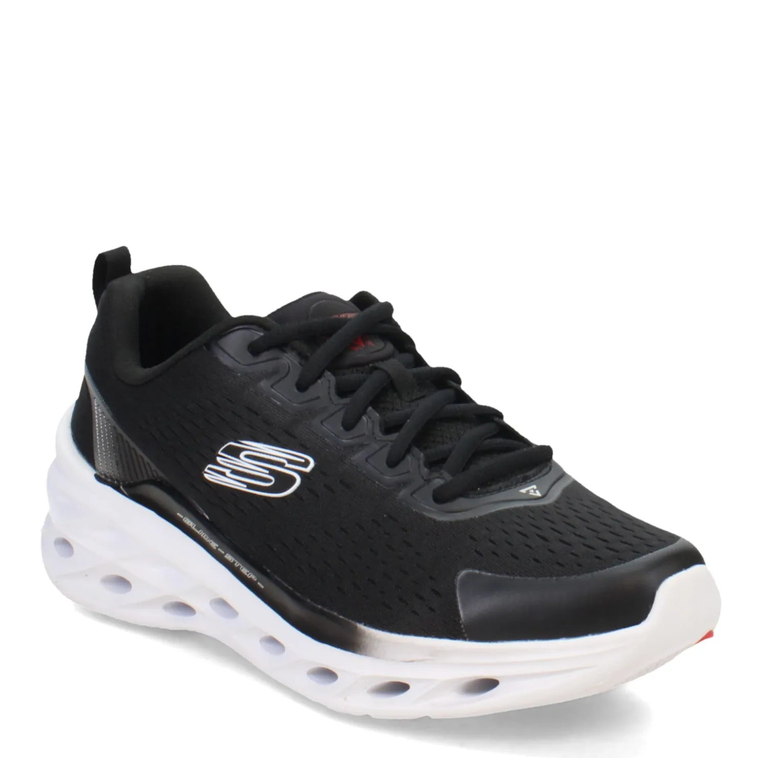 Walking*Skechers Men's , Glide-Step Swift – Frayment Sneaker Black/White