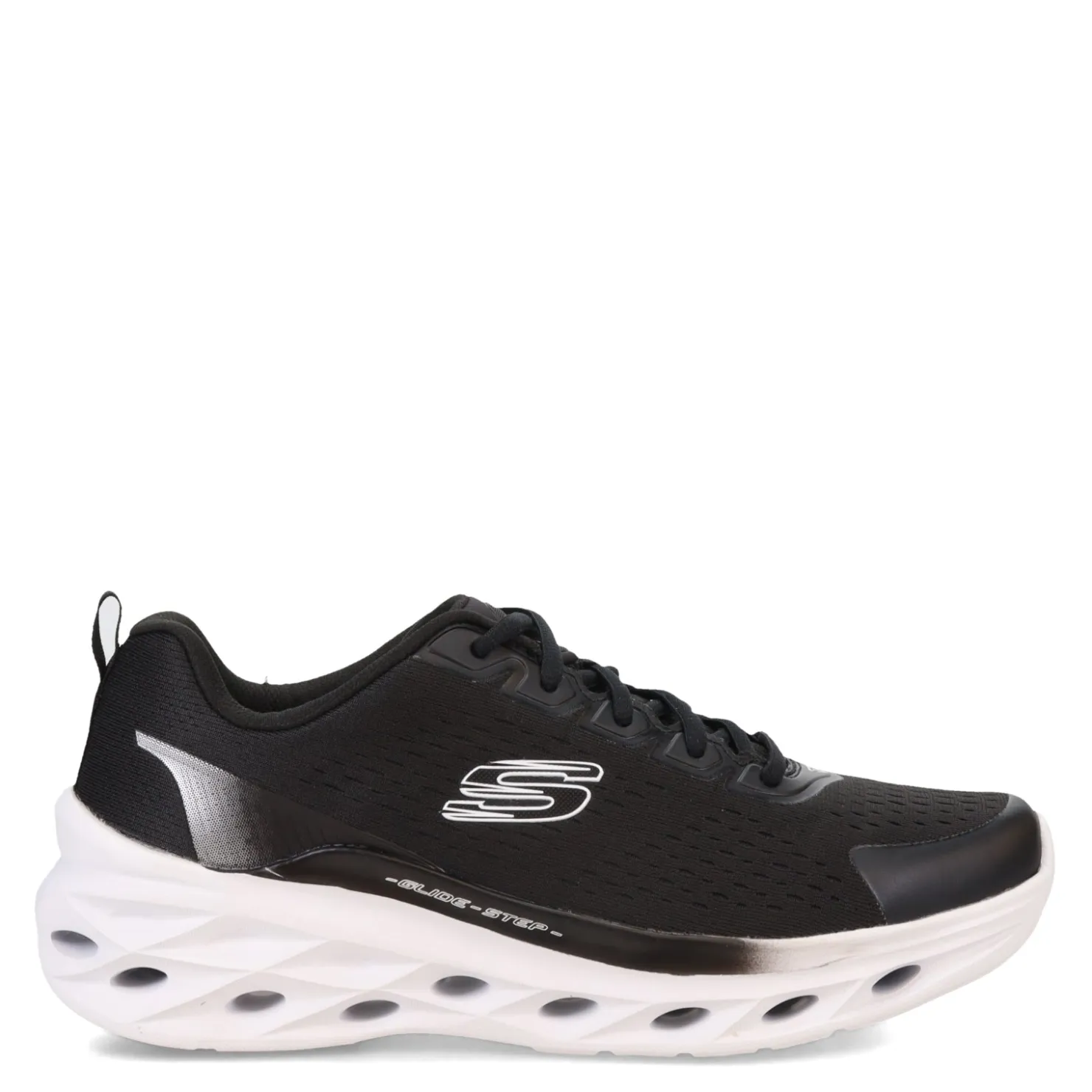 Walking*Skechers Men's , Glide-Step Swift – Frayment Sneaker Black/White