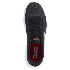 Running*Skechers Men's , GO RUN 7.0 Running Shoe Charcoal Black Red