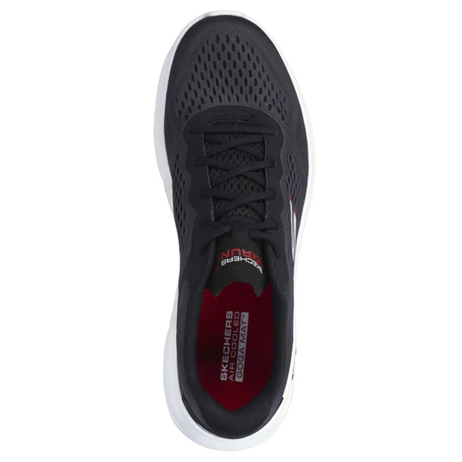 Running*Skechers Men's , GO RUN 7.0 Running Shoe Charcoal Black Red