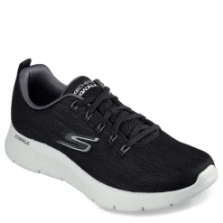 Sneakers & Athletics*Skechers Men's , GO WALK Flex - Quota Walking Shoe Black Gray