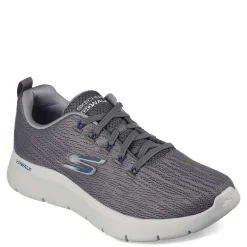 Walking*Skechers Men's , GO WALK Flex - Quota Walking Shoe Charcoal/Navy