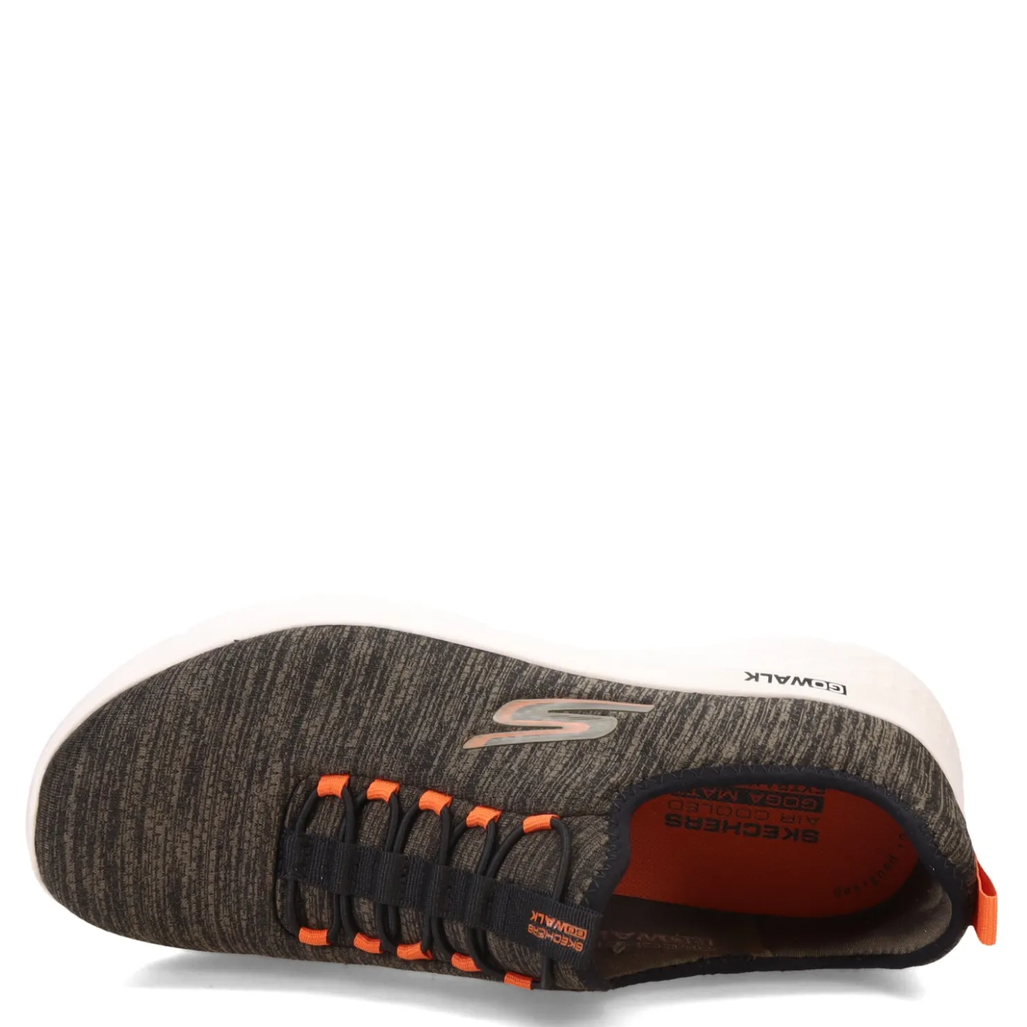 Walking*Skechers Men's , GO WALK Flex - Ultra Sneakers - Extra Wide Width Olive Black