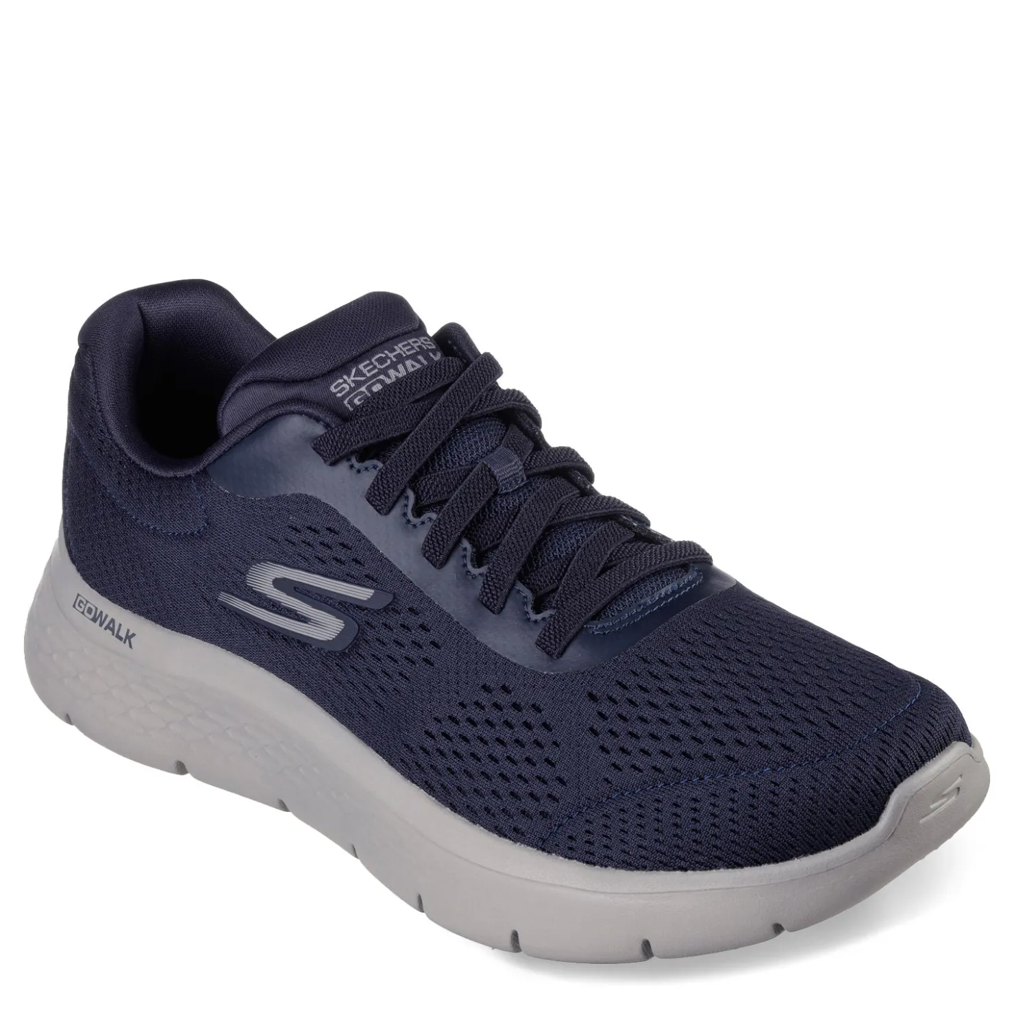Walking*Skechers Men's , GO WALK Flex - Remark Walking Shoe Navy/Grey