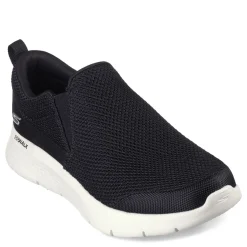 Walking*Skechers Men's , GO WALK Flex - Impeccable II Walking Shoe Black White