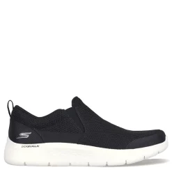 Walking*Skechers Men's , GO WALK Flex - Impeccable II Walking Shoe Black White