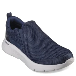 Slip-On Shoes*Skechers Men's , GO WALK Flex - Impeccable II Walking Shoe Navy Grey