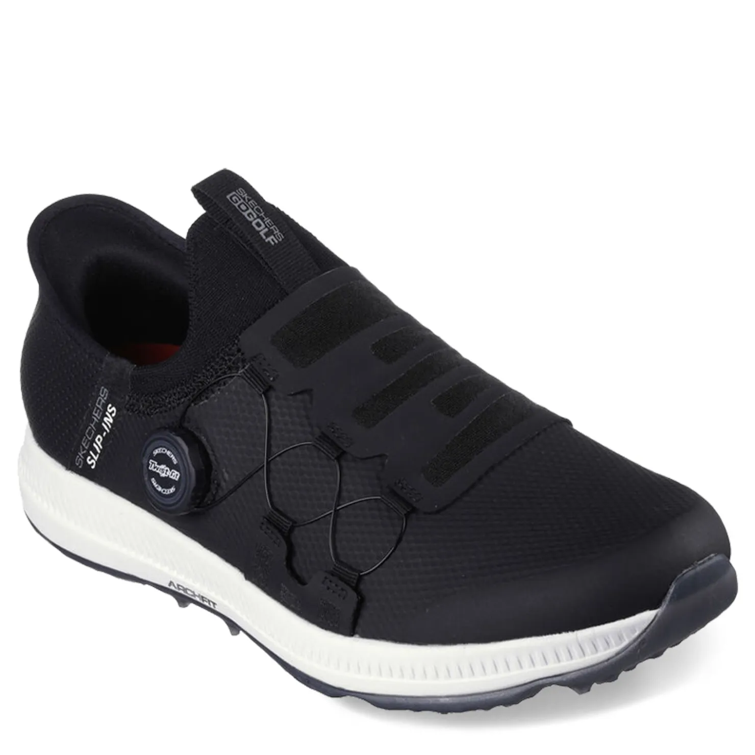Sneakers & Athletics*Skechers Men's , GOgolf: Elite 5 - Slip 'In Golf Shoe Black/White