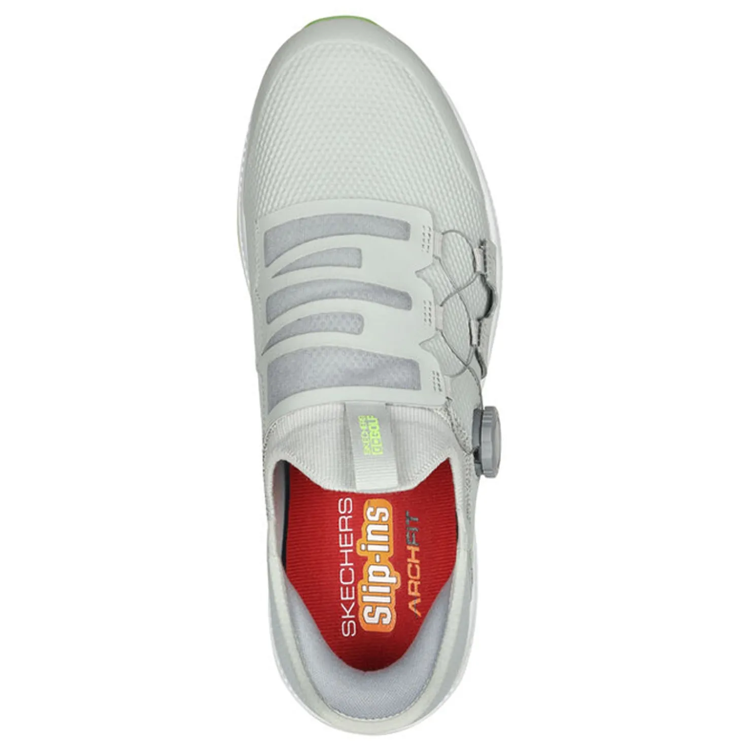 Sneakers & Athletics*Skechers Men's , GOgolf: Elite 5 - Slip 'In Golf Shoe Grey/Lime