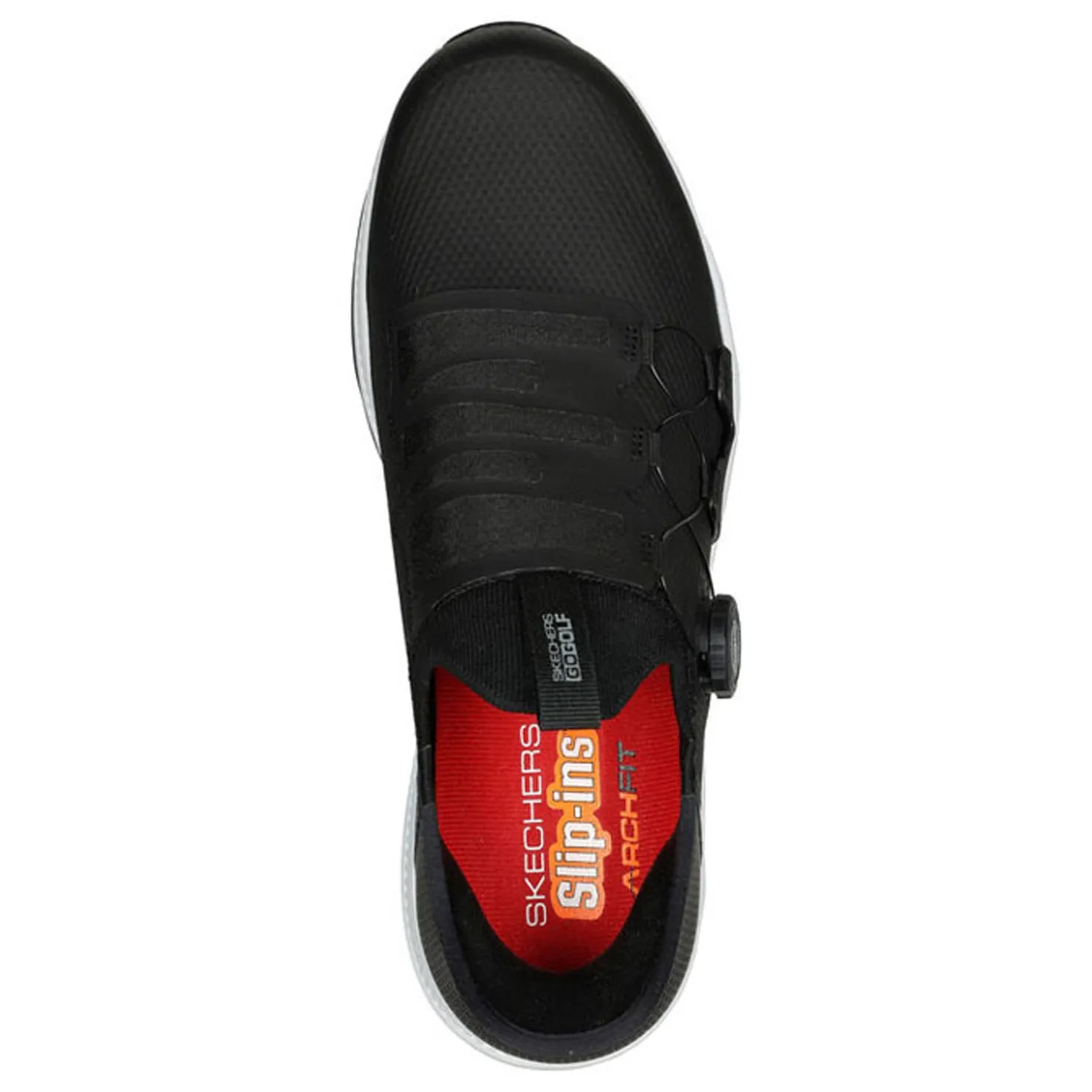Sneakers & Athletics*Skechers Men's , GOgolf: Elite 5 - Slip 'In Golf Shoe - X-Wide Width Black/White