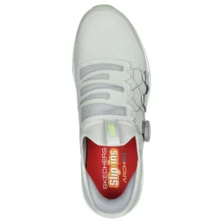 Sneakers & Athletics*Skechers Men's , GOgolf: Elite 5 - Slip 'In Golf Shoe - X-Wide Width Grey/Lime