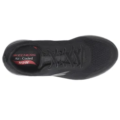 Walking*Skechers Men's , GOwalk Arch Fit - Idyllic Sneaker - Wide Width Black/Black