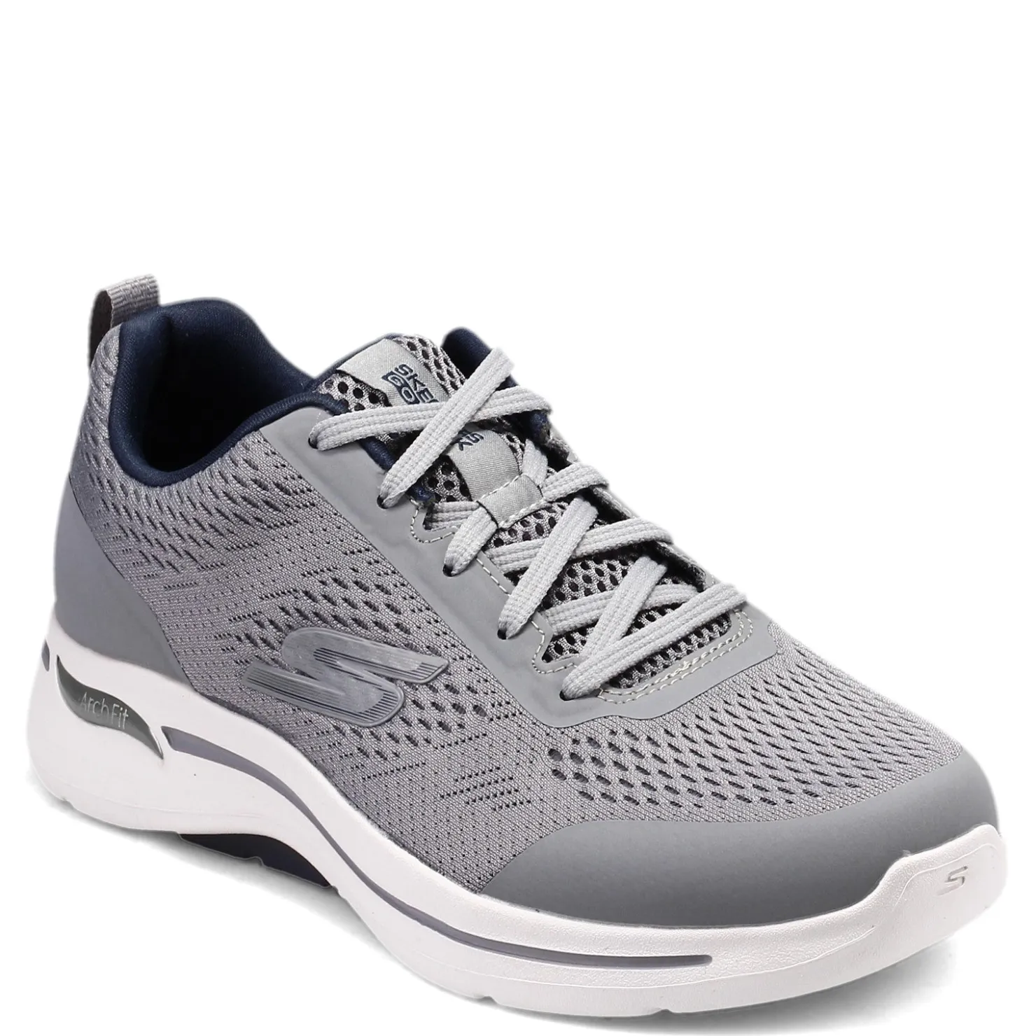 Walking*Skechers Men's , GOwalk Arch Fit - Idyllic Sneaker - Wide Width Gray
