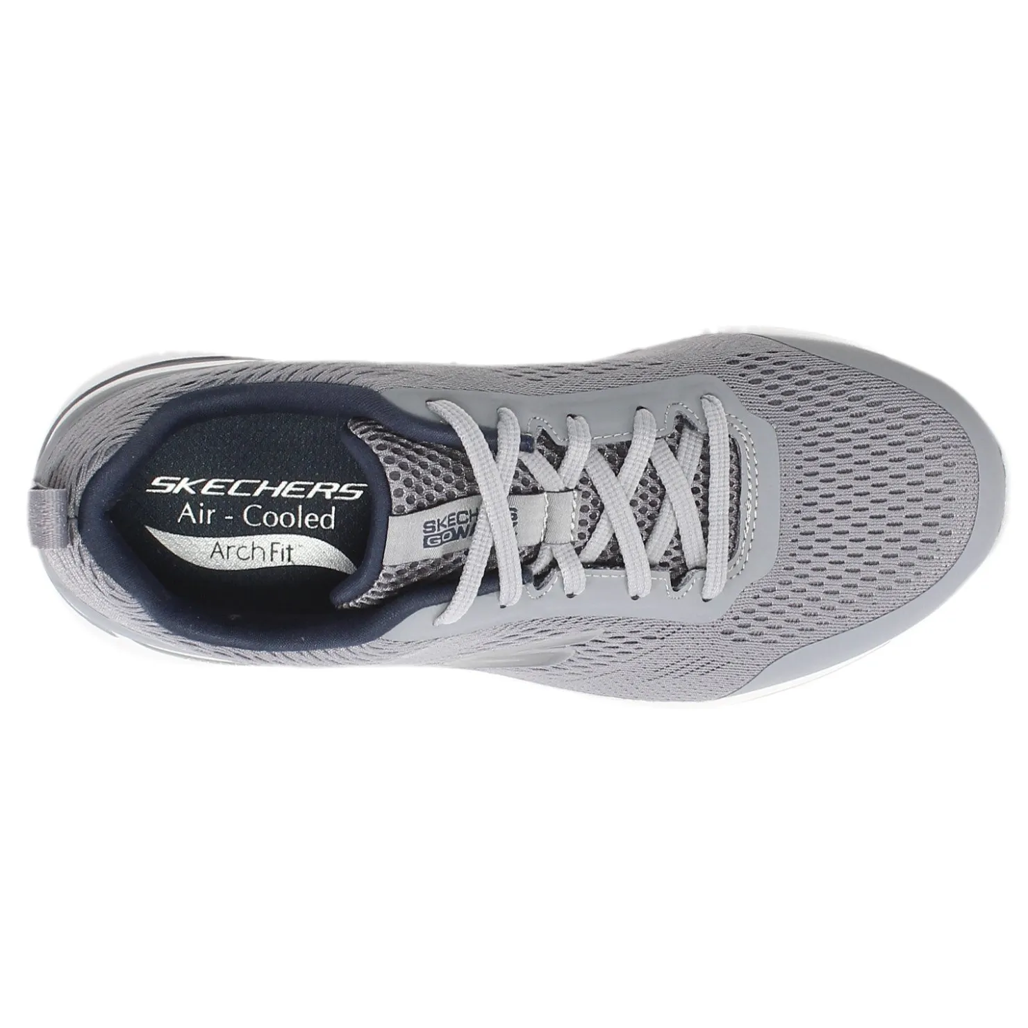Walking*Skechers Men's , GOwalk Arch Fit - Idyllic Sneaker - Wide Width Gray