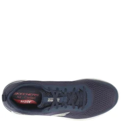 Walking*Skechers Men's , GOwalk Arch Fit - Idyllic Sneaker - Wide Width Navy