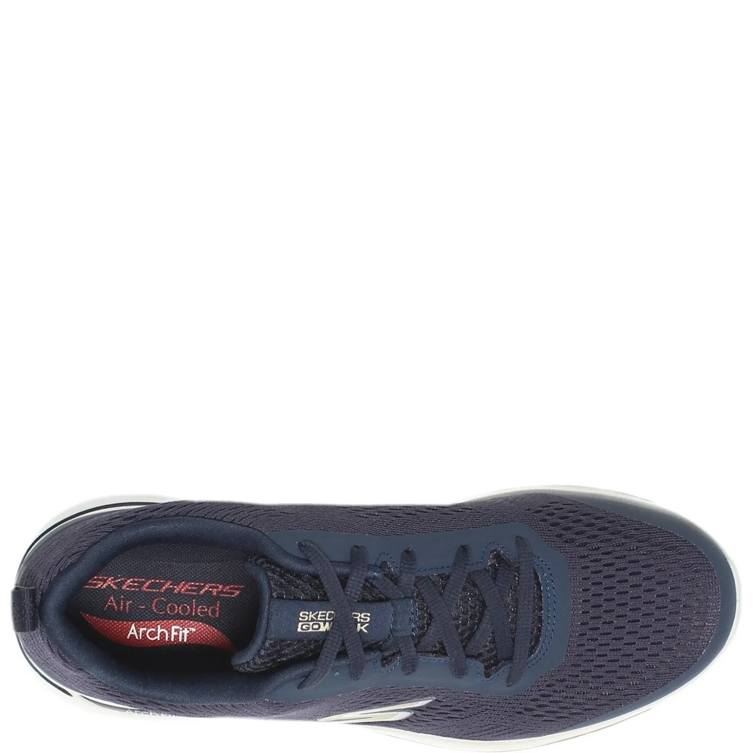 Walking*Skechers Men's , GOwalk Arch Fit - Idyllic Sneaker - Wide Width Navy