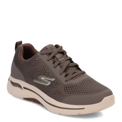 Walking*Skechers Men's , GOwalk Arch Fit - Idyllic Sneaker - Wide Width Taupe