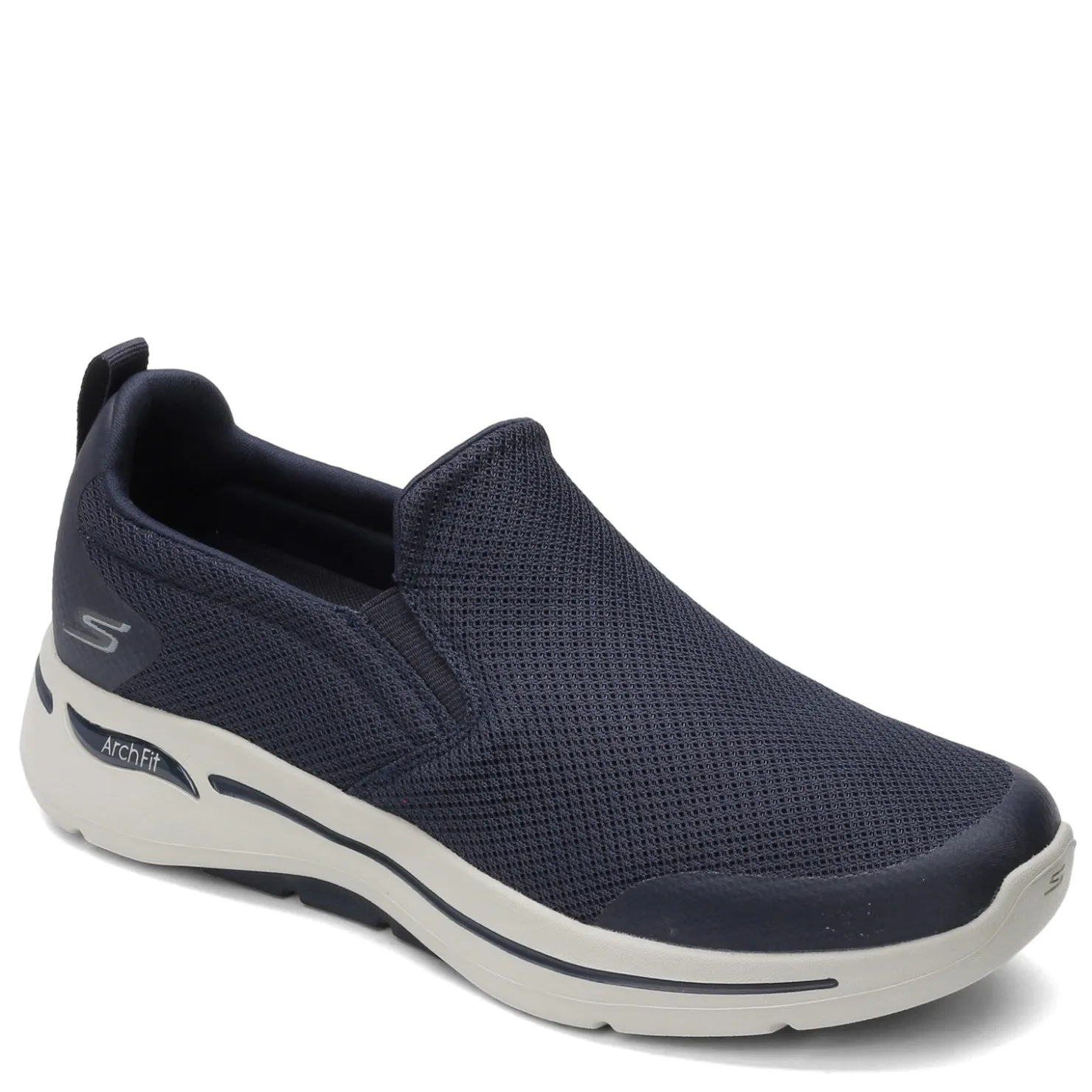Slip-On Shoes*Skechers Men's , GOwalk Arch Fit - Togpath Slip-On Navy Gray