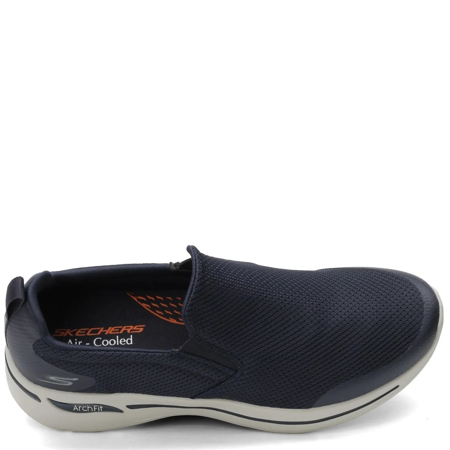 Walking*Skechers Men's , GOwalk Arch Fit - Togpath Slip-On - Wide Width Navy Grey