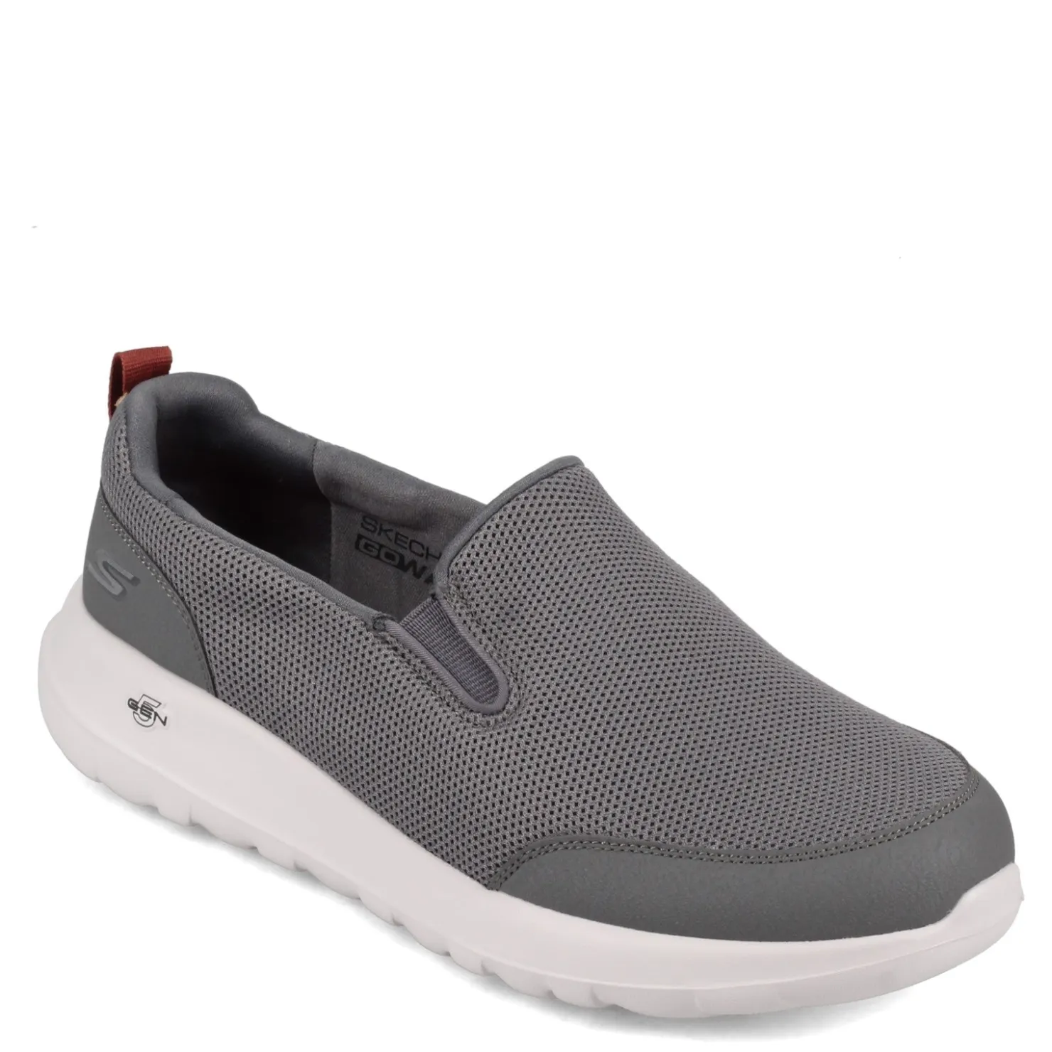 Slip-On Shoes*Skechers Men's , GOwalk Max - Clinched Slip-On Gray