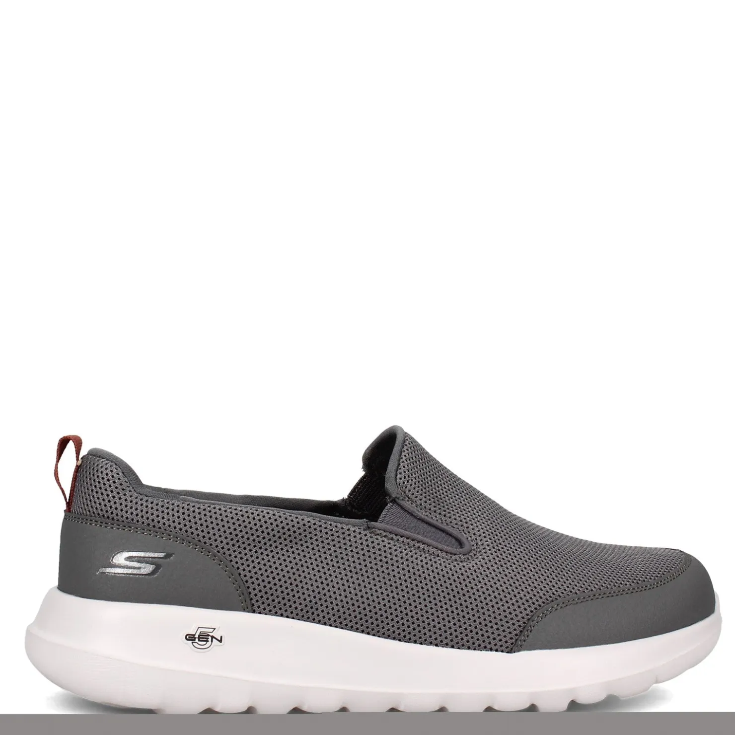 Slip-On Shoes*Skechers Men's , GOwalk Max - Clinched Slip-On Gray