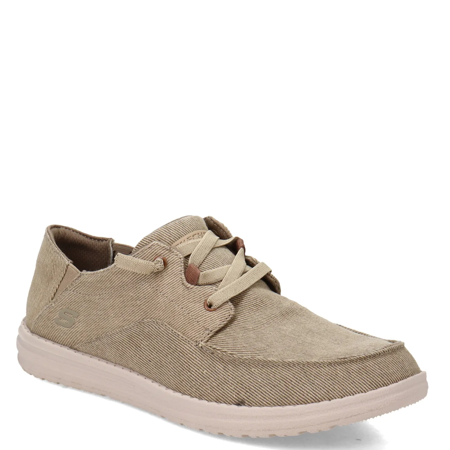 Loafers*Skechers Men's , Melson - Volgo Slip-On - Wide Width Tan