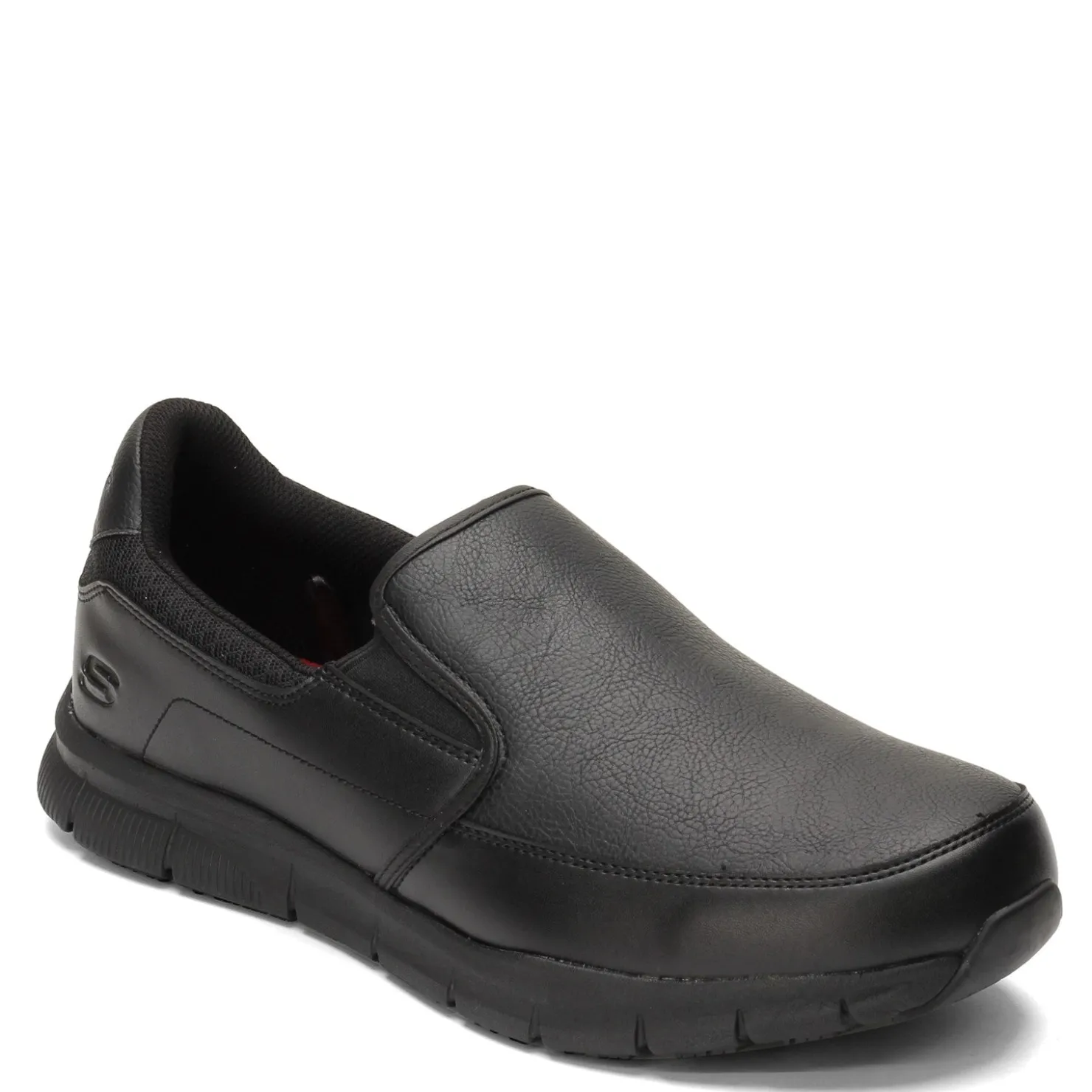Slip-On Shoes*Skechers Work Men's Skechers, Nampa - Groton SR Work Shoe Black