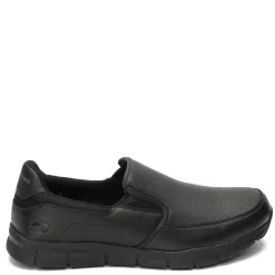 Slip-On Shoes*Skechers Work Men's Skechers, Nampa - Groton SR Work Shoe Black