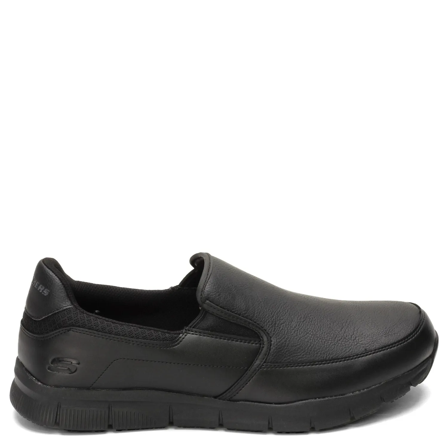 Slip-On Shoes*Skechers Work Men's Skechers, Nampa - Groton SR Work Shoe Black