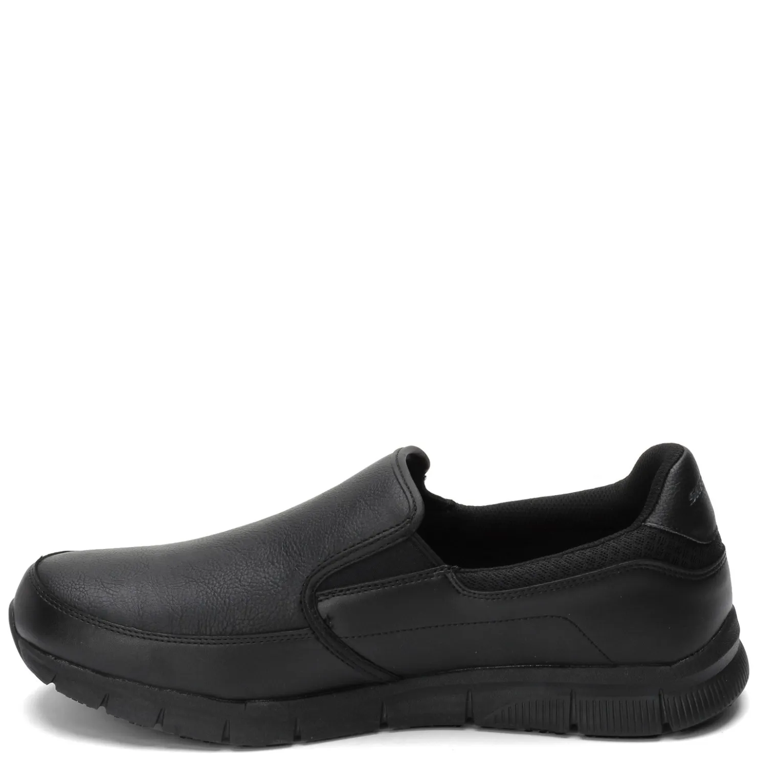 Slip-On Shoes*Skechers Work Men's Skechers, Nampa - Groton SR Work Shoe Black
