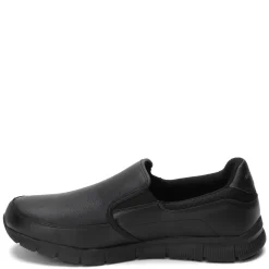 Slip-On Shoes*Skechers Work Men's Skechers, Nampa - Groton SR Work Shoe - Wide Width Black